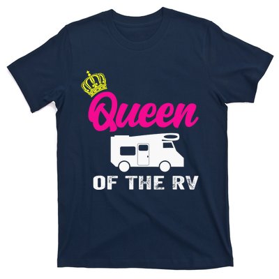 Queen Of The RV Camp Camper Camping Graphic T-Shirt