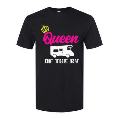 Queen Of The RV Camp Camper Camping Graphic Softstyle® CVC T-Shirt