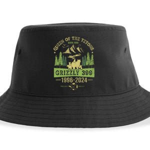 Queen Of The Tetons Grizzly 399 National Park 1996 2024 Sustainable Bucket Hat