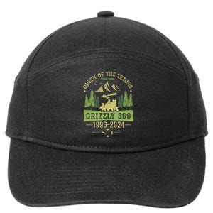 Queen Of The Tetons Grizzly 399 National Park 1996 2024 7-Panel Snapback Hat