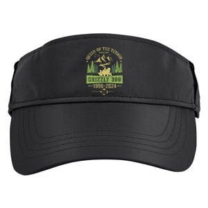 Queen Of The Tetons Grizzly 399 National Park 1996 2024 Adult Drive Performance Visor