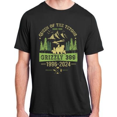 Queen Of The Tetons Grizzly 399 National Park 1996 2024 Adult ChromaSoft Performance T-Shirt