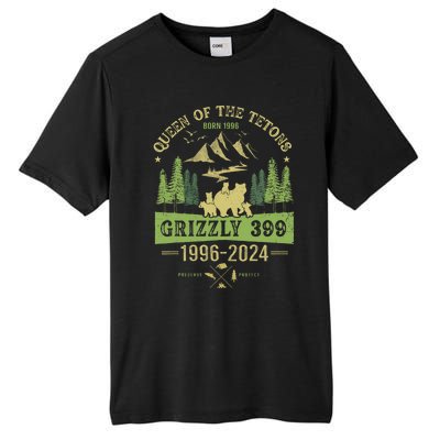 Queen Of The Tetons Grizzly 399 National Park 1996 2024 Tall Fusion ChromaSoft Performance T-Shirt