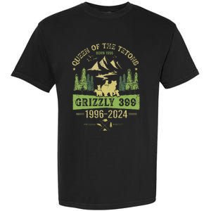 Queen Of The Tetons Grizzly 399 National Park 1996 2024 Garment-Dyed Heavyweight T-Shirt