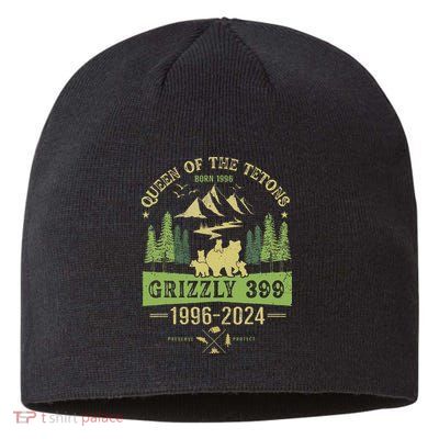 Queen Of The Tetons Grizzly 399 National Park 1996 2024 Sustainable Beanie