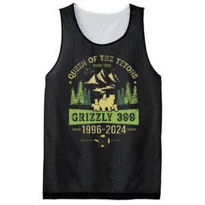 Queen Of The Tetons Grizzly 399 National Park 1996 2024 Mesh Reversible Basketball Jersey Tank