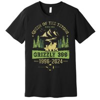 Queen Of The Tetons Grizzly 399 National Park 1996 2024 Premium T-Shirt