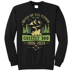 Queen Of The Tetons Grizzly 399 National Park 1996 2024 Tall Sweatshirt