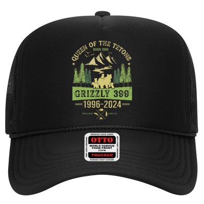 Queen Of The Tetons Grizzly 399 National Park 1996 2024 Trucker Hat
