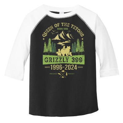 Queen Of The Tetons Grizzly 399 National Park 1996 2024 Toddler Fine Jersey T-Shirt