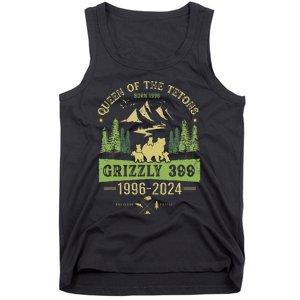 Queen Of The Tetons Grizzly 399 National Park 1996 2024 Tank Top