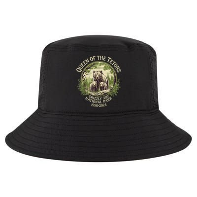 Queen Of The Tetons Grizzly 399 Wildlife Preserve 19962024 Cool Comfort Performance Bucket Hat