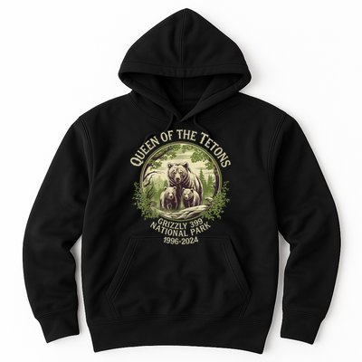 Queen Of The Tetons Grizzly 399 Wildlife Preserve 19962024 Hoodie