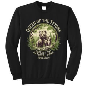 Queen Of The Tetons Grizzly 399 Wildlife Preserve 19962024 Sweatshirt