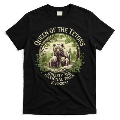 Queen Of The Tetons Grizzly 399 Wildlife Preserve 19962024 T-Shirt