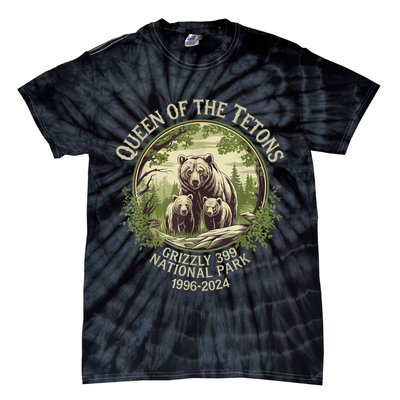 Queen Of The Tetons Grizzly 399 Wildlife Preserve 19962024 Tie-Dye T-Shirt