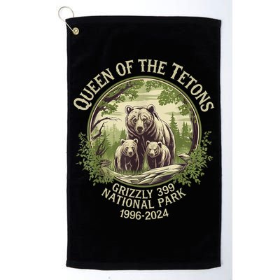 Queen Of The Tetons Grizzly 399 Wildlife Preserve 19962024 Golf Towel