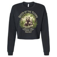 Queen Of The Tetons Grizzly 399 Wildlife Preserve 19962024 Cropped Pullover Crew