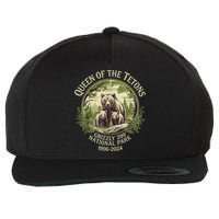 Queen Of The Tetons Grizzly 399 Wildlife Preserve 19962024 Wool Snapback Cap