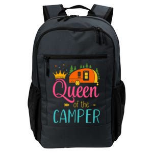 Queen Of The Camper Funny Camping Group Trip Daily Commute Backpack