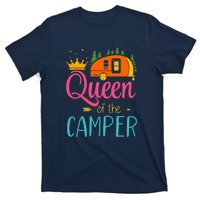 Queen Of The Camper Funny Camping Group Trip T-Shirt