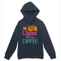 Queen Of The Camper Funny Camping Group Trip Urban Pullover Hoodie