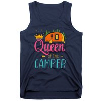 Queen Of The Camper Funny Camping Group Trip Tank Top