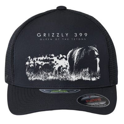 Queen Of The Tetons Grizzly 399 National Park Preserve Flexfit Unipanel Trucker Cap