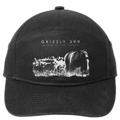 Queen Of The Tetons Grizzly 399 National Park Preserve 7-Panel Snapback Hat