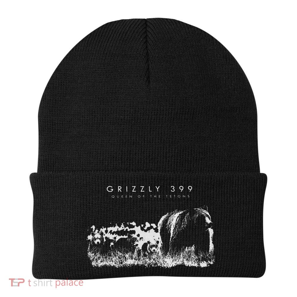 Queen Of The Tetons Grizzly 399 National Park Preserve Beanie