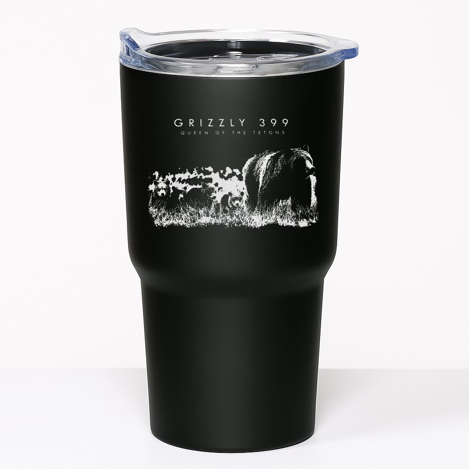 Queen Of The Tetons Grizzly 399 National Park Preserve Tumbler