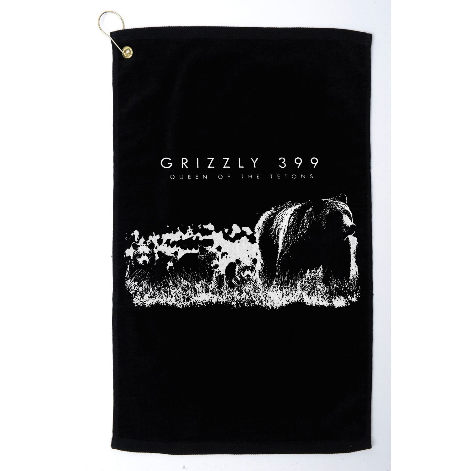 Queen Of The Tetons Grizzly 399 National Park Preserve Golf Towel