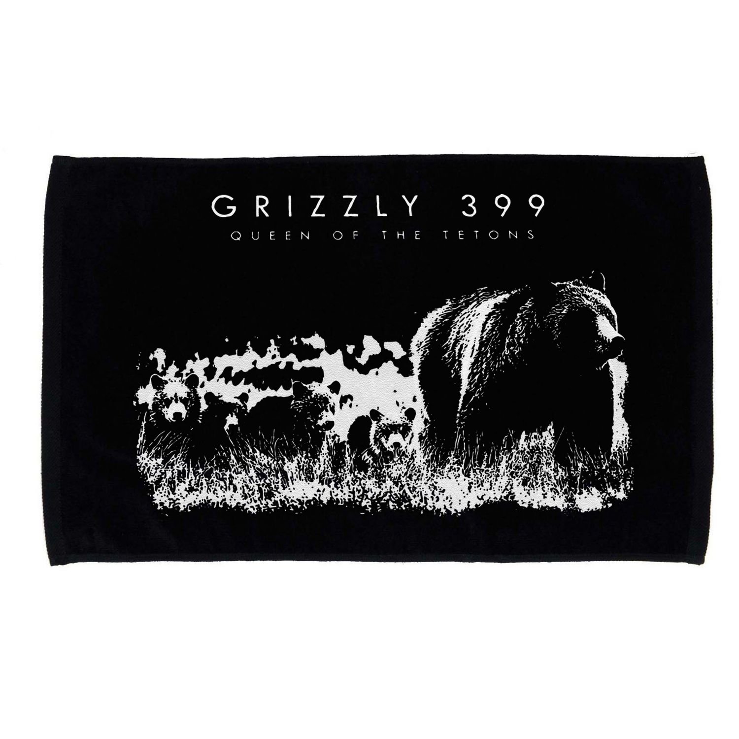 Queen Of The Tetons Grizzly 399 National Park Preserve Microfiber Hand Towel