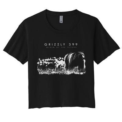 Queen Of The Tetons Grizzly 399 National Park Preserve Crop Top