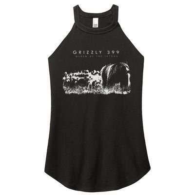 Queen Of The Tetons Grizzly 399 National Park Preserve Women's Perfect Tri Rocker Tank