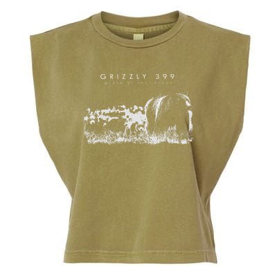 Queen Of The Tetons Grizzly 399 National Park Preserve Garment-Dyed Women's Muscle Tee