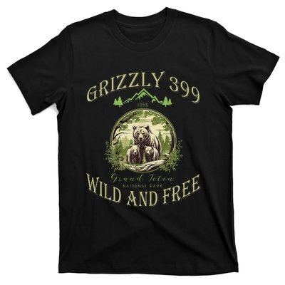 Queen Of The Teton Grizzly 399 Bear Wildlife Forest Preserve T-Shirt