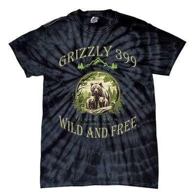 Queen Of The Teton Grizzly 399 Bear Wildlife Forest Preserve Tie-Dye T-Shirt