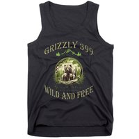 Queen Of The Teton Grizzly 399 Bear Wildlife Forest Preserve Tank Top