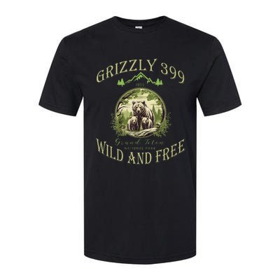 Queen Of The Teton Grizzly 399 Bear Wildlife Forest Preserve Softstyle CVC T-Shirt