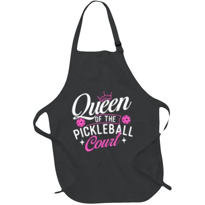 Queen Of The Pickleball Court Gift Ideas For Pickleball Fans Girl Apron