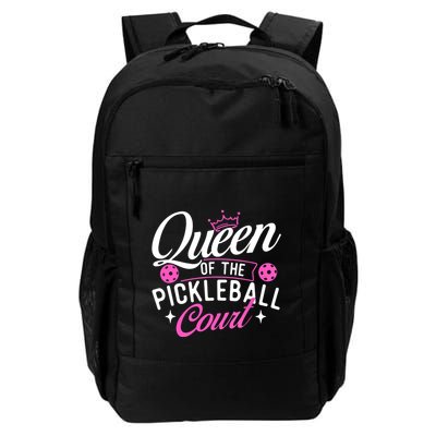 Queen Of The Pickleball Court Gift Ideas For Pickleball Fans Girl Backpack
