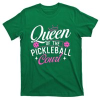 Queen Of The Pickleball Court Gift Ideas For Pickleball Fans Girl T-Shirt