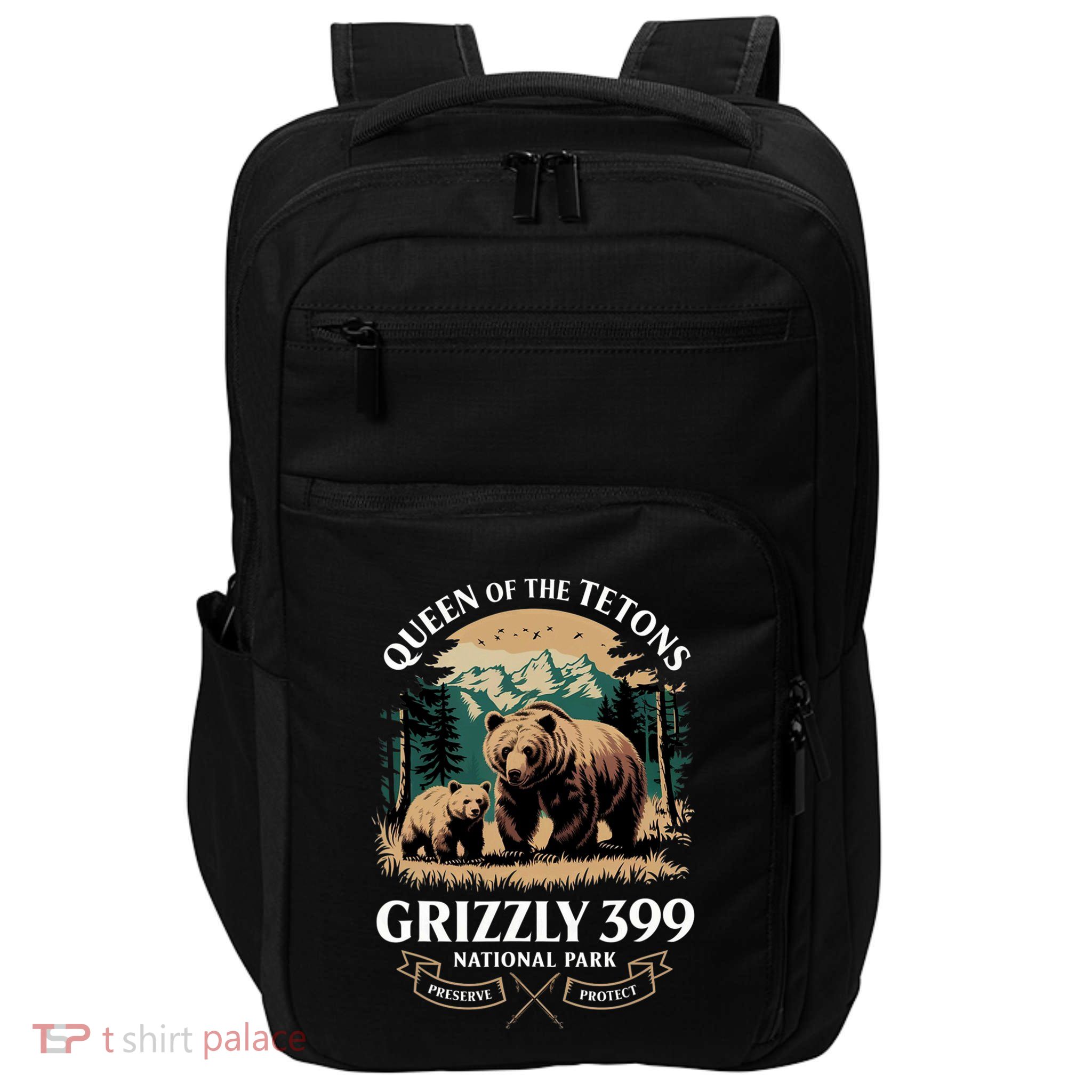 Queen Of The Tetons Grizzly 399 National Park Bear Impact Tech Backpack