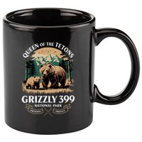 Queen Of The Tetons Grizzly 399 National Park Bear 11oz C Handle Ceramic Mug
