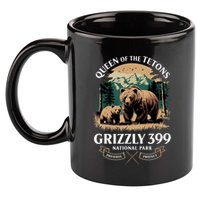 Queen Of The Tetons Grizzly 399 National Park Bear 11oz C Handle Ceramic Mug