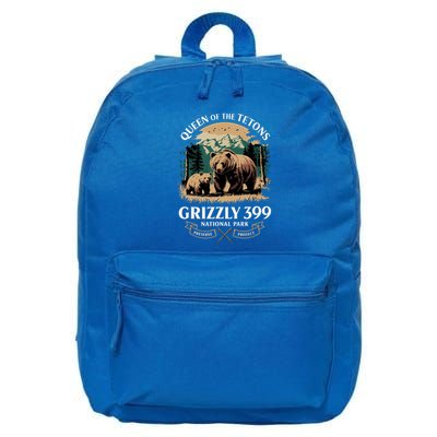 Queen Of The Tetons Grizzly 399 National Park Bear 16 in Basic Backpack