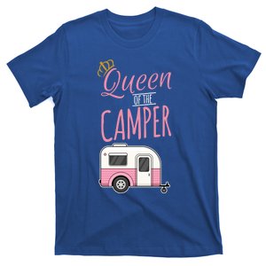 Queen Of The Camper Camping Mom Camp Outdoors Lover Funny Gift T-Shirt