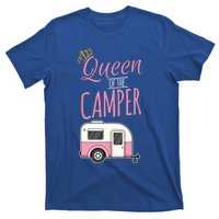 Queen Of The Camper Camping Mom Camp Outdoors Lover Funny Gift T-Shirt