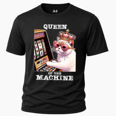 Queen Of The Slot Machine Casino Gambling Lover Performance Shirt